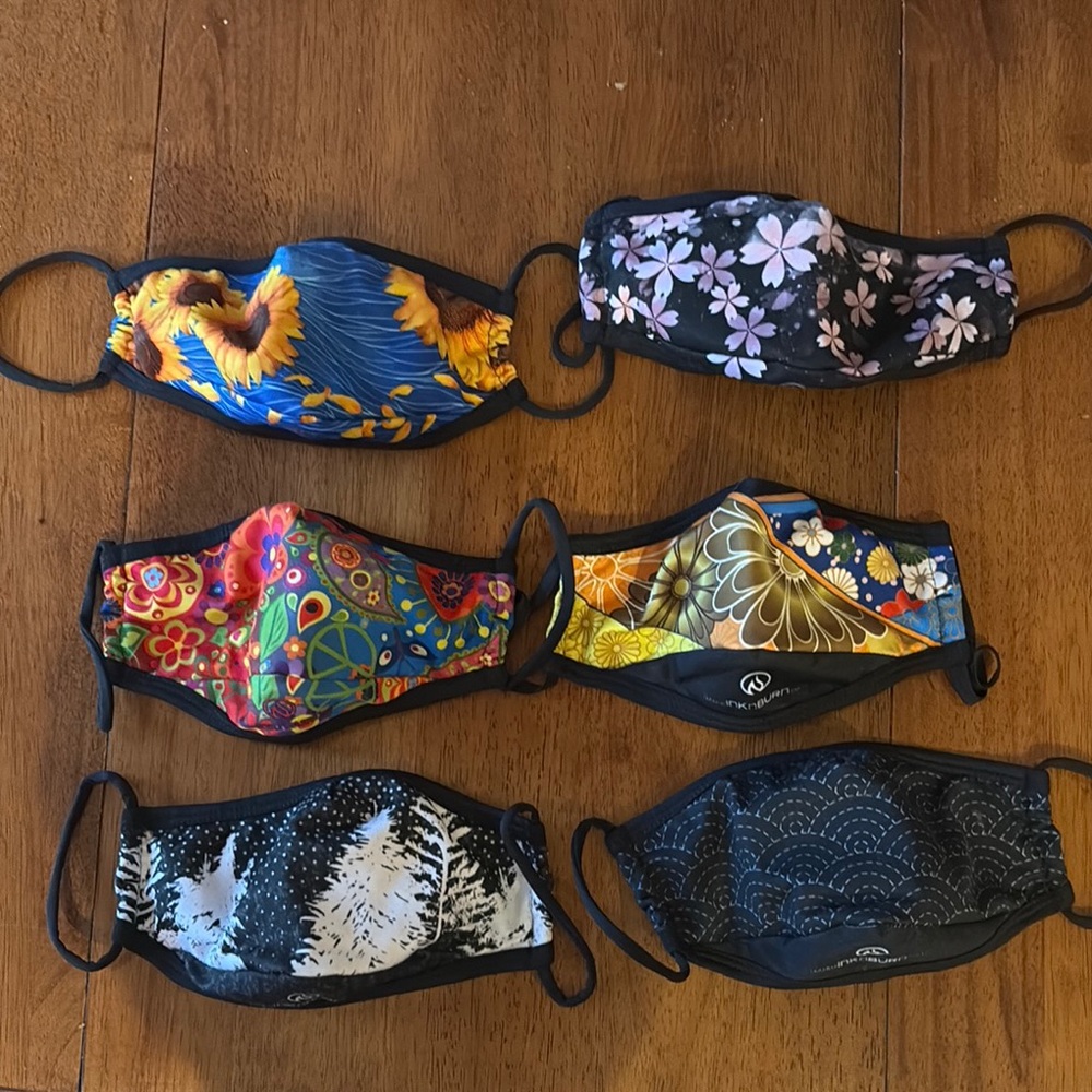InkNBurn Face Masks Set of 6